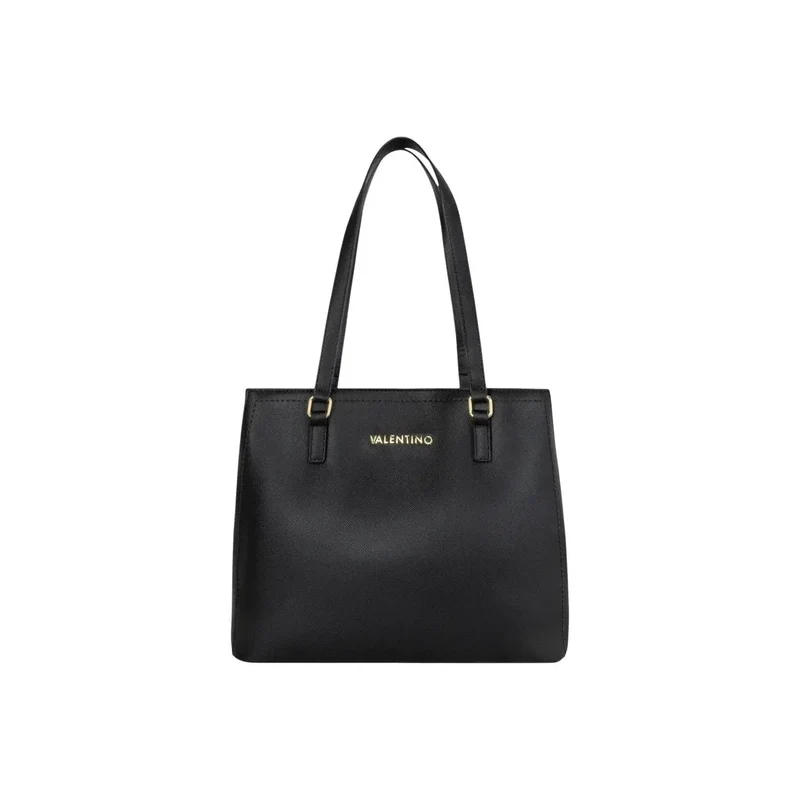 Valentino Damen-Schultertasche, schwarz, Synthetik, B 34 x H 29 x L 15 cm