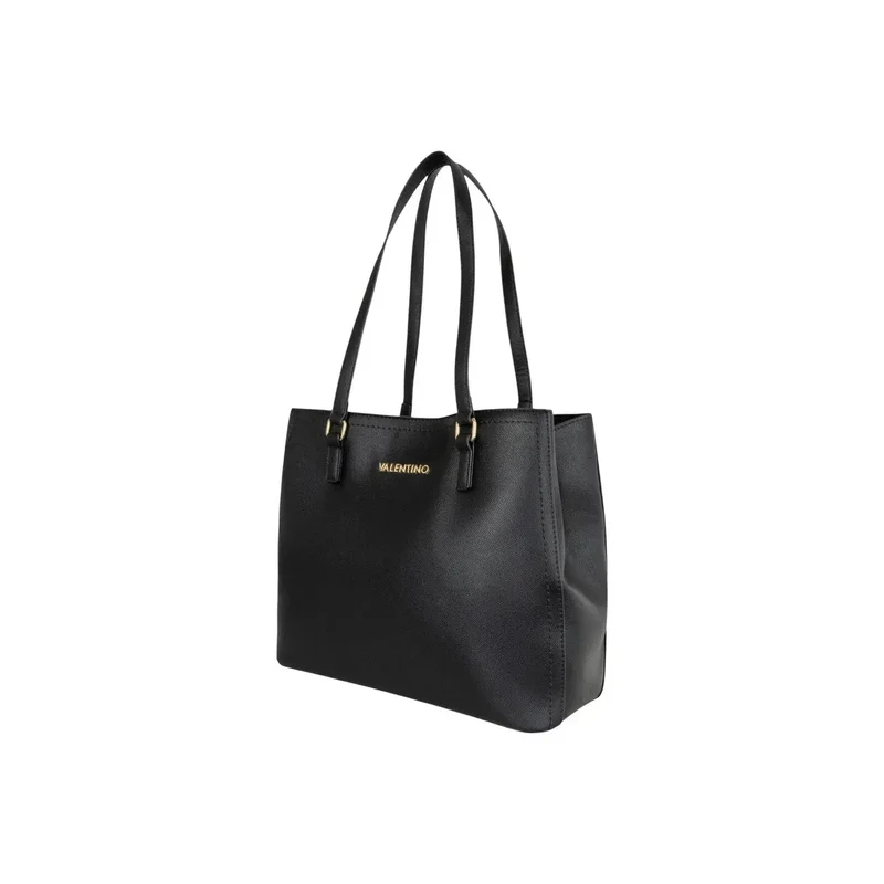 Valentino Damen-Schultertasche, schwarz, Synthetik, B 34 x H 29 x L 15 cm