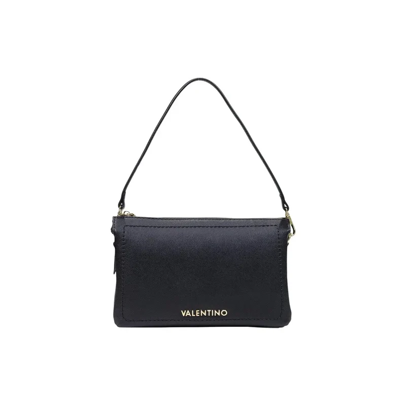 Valentino Damen-Schultertasche, schwarz, Synthetik, B 34 x H 29 x L 15 cm