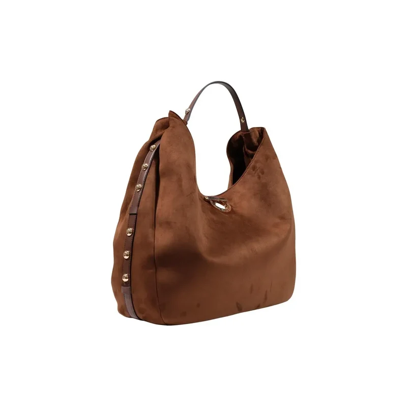 Liu Jo Braune Hobo-Tasche für Damen, Polyurethan, B 48 cm, H 34 cm