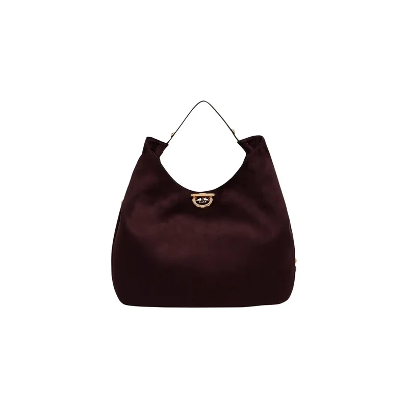 Liu Jo Braune Hobo-Tasche für Damen, Polyurethan, B 48 cm, H 34 cm