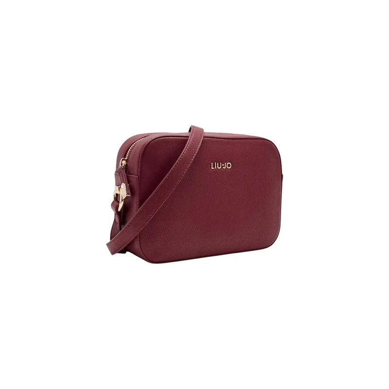 Liu Jo Rote Damen-Umhängetasche aus Polyurethan, 24 cm breit