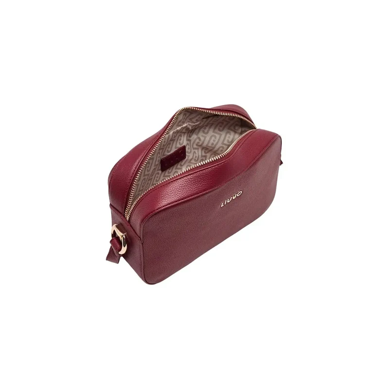 Liu Jo Rote Damen-Umhängetasche aus Polyurethan, 24 cm breit