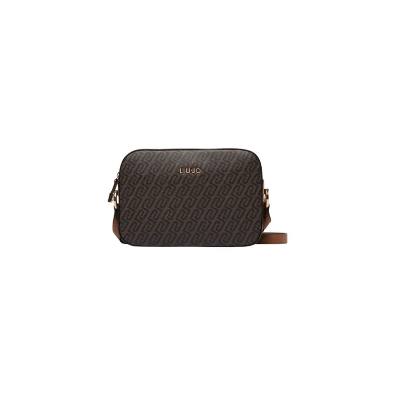 Liu Jo Rote Damen-Umhängetasche aus Polyurethan, 24 cm breit