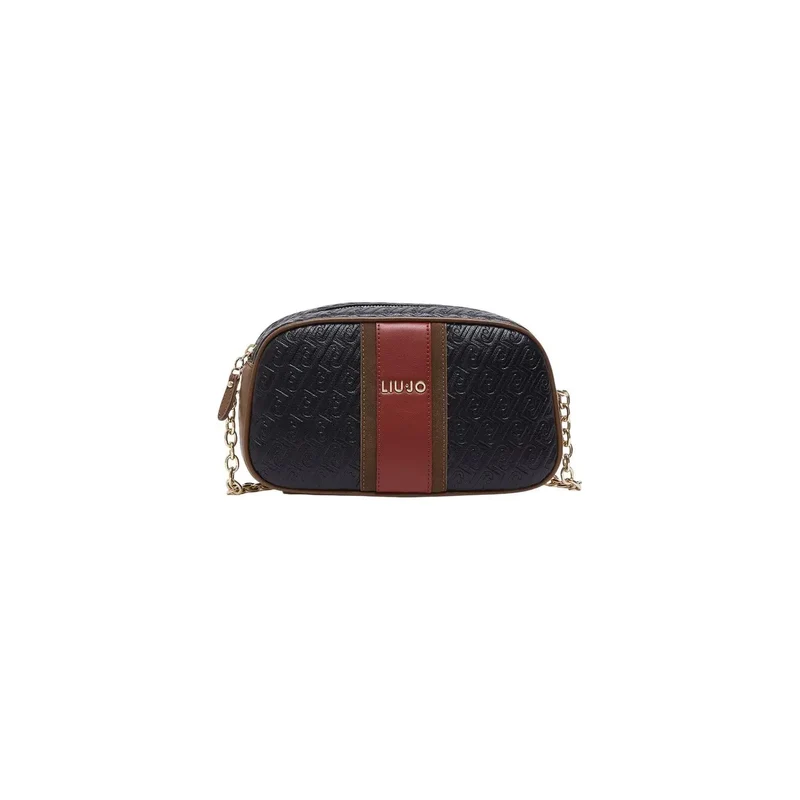 Liu Jo Rote Damen-Umhängetasche aus Polyurethan, 24 cm breit