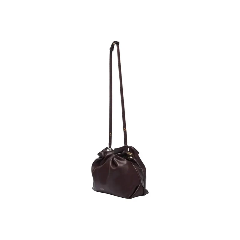 Liu Jo Damen-Einkaufstasche aus braunem Polyurethan, 32 cm