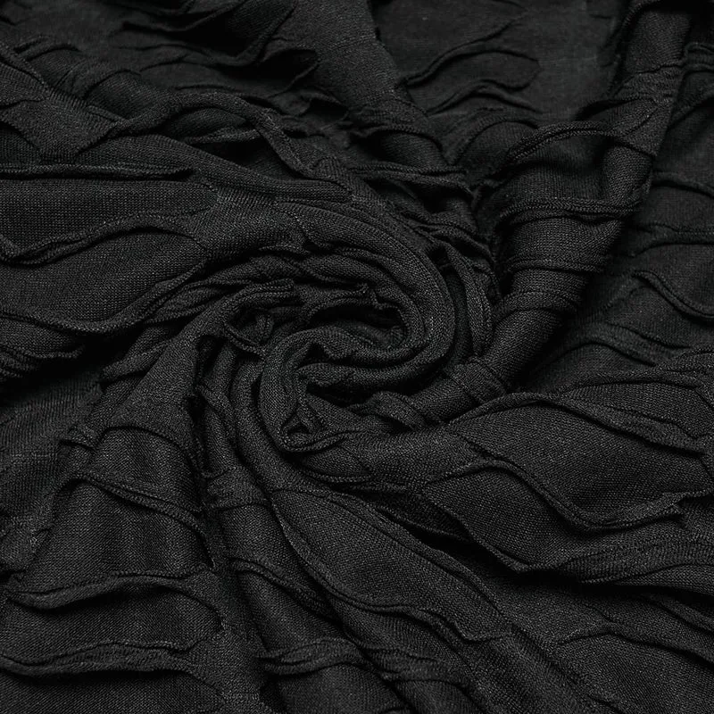 Gothic-Herren-Kapuzenpullover mit Rissen