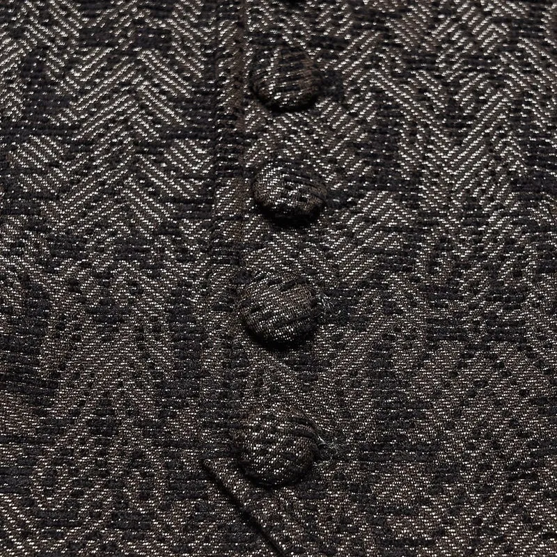 Gothic-Retro-Jacquard-Weste für Herren