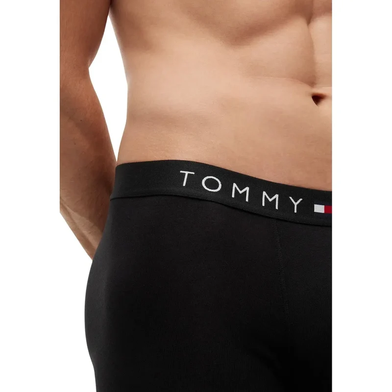 Tommy Hilfiger Herren-Boxershorts, Schwarz, Bio-Baumwolle