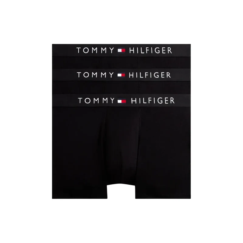 Tommy Hilfiger Herren-Boxershorts, Schwarz, Bio-Baumwolle