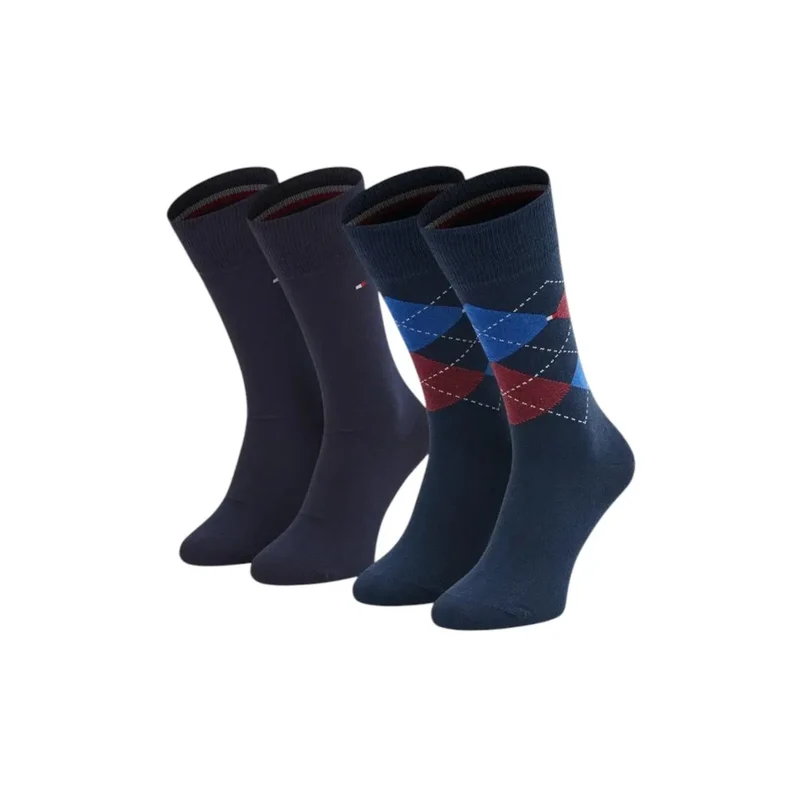 Tommy Hilfiger Herren Baumwollunterwäsche Schwarz Kariert