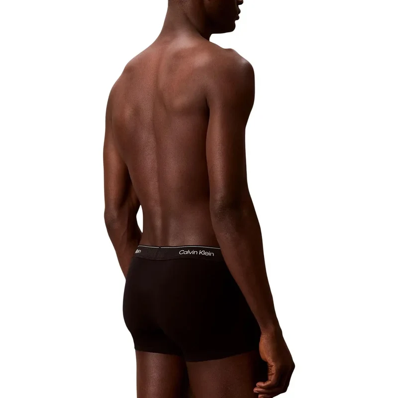 Calvin Klein 3er-Pack schwarze Baumwoll-Badehosen für Herren