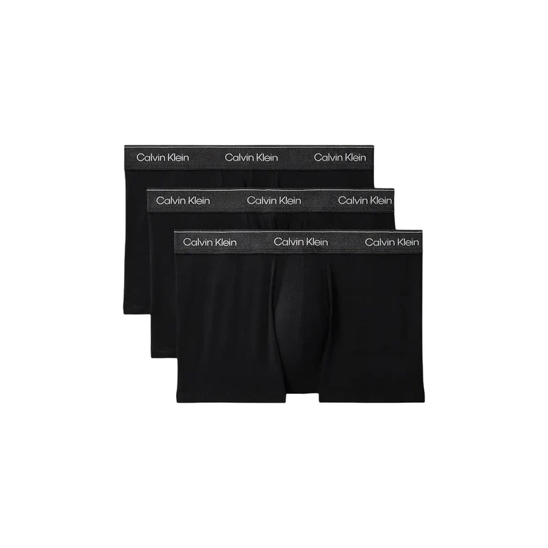 Calvin Klein 3er-Pack schwarze Baumwoll-Badehosen für Herren