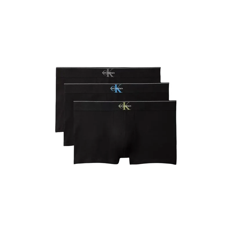 Calvin Klein 3er-Pack schwarze Baumwoll-Badehosen für Herren