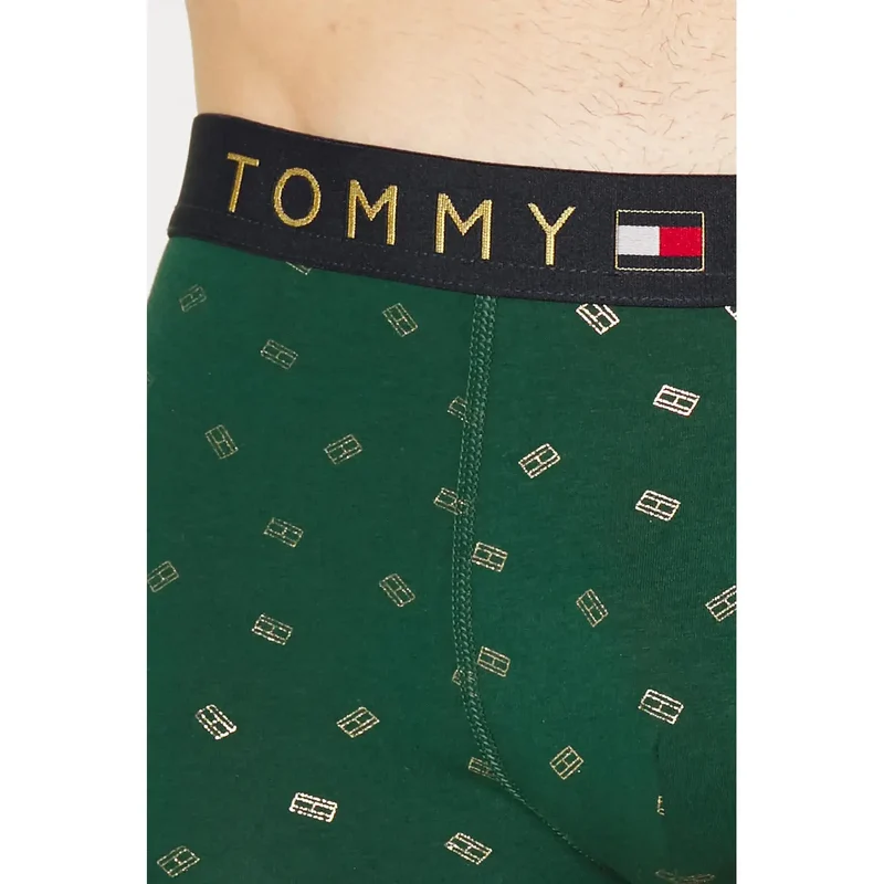 Tommy Hilfiger Herren-Baumwollunterwäsche, grün, Bio