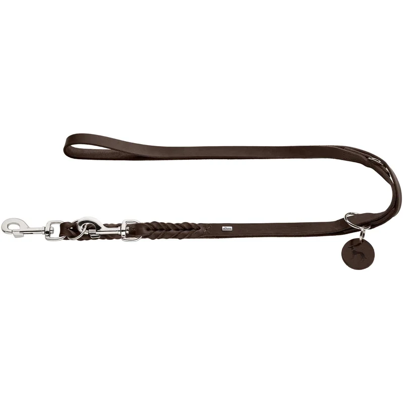 SOLID EDUCATION Special Set Halsband & Führleine | braun