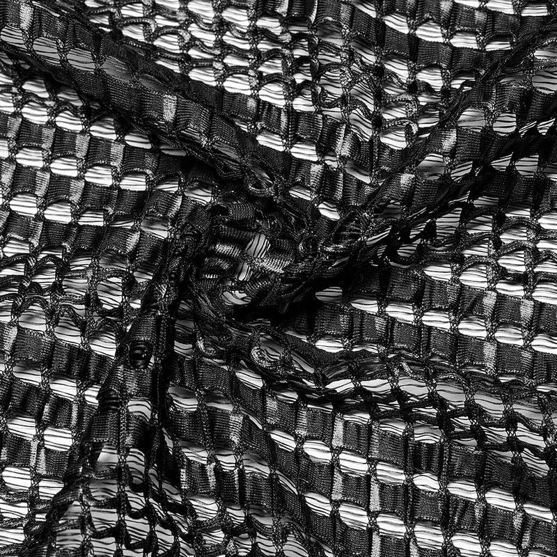 Gothic-Mesh-Schal für Herren mit Kapuze