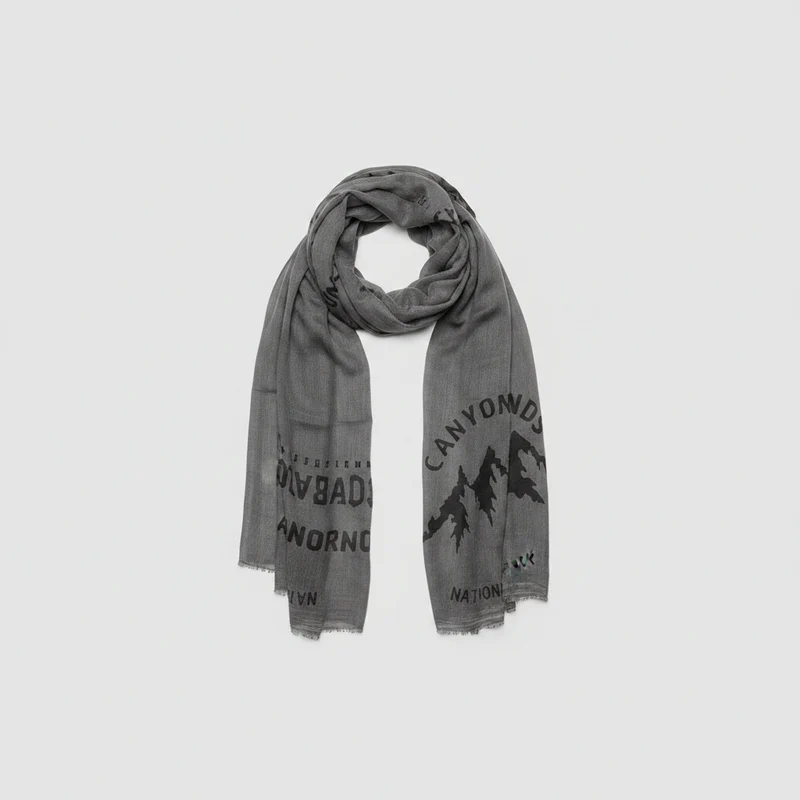 Black Label Tuch mit Print