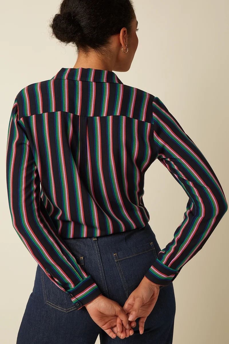 Rosie Blouse Harley Stripe