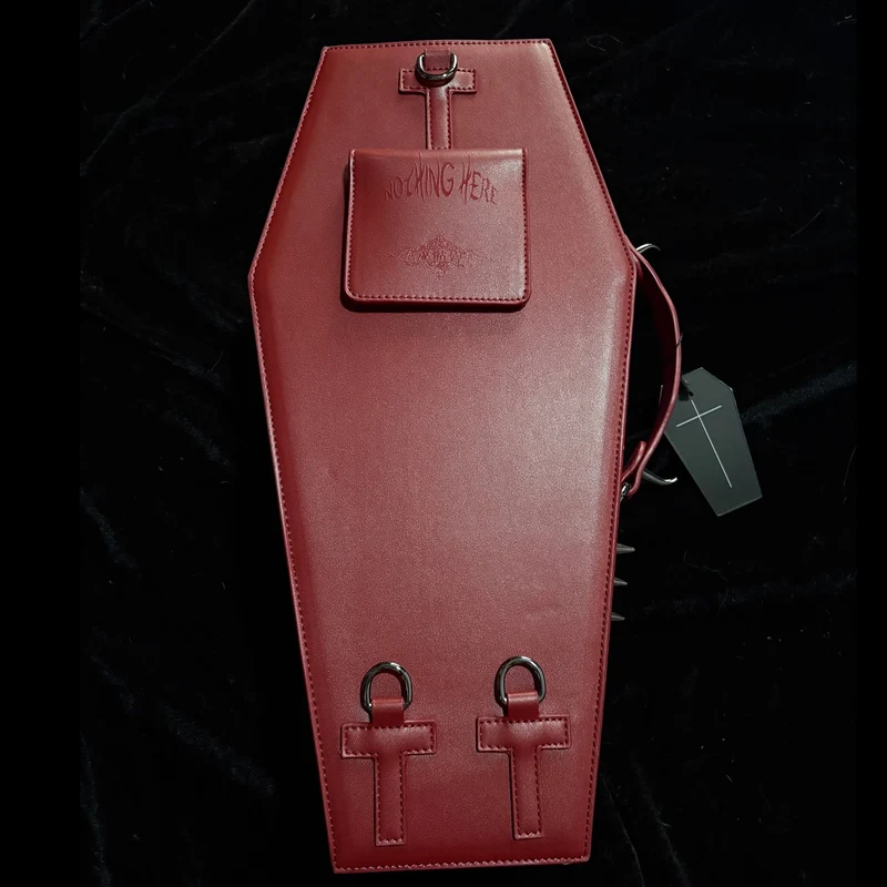 Gothic-Tasche für Damen, rot