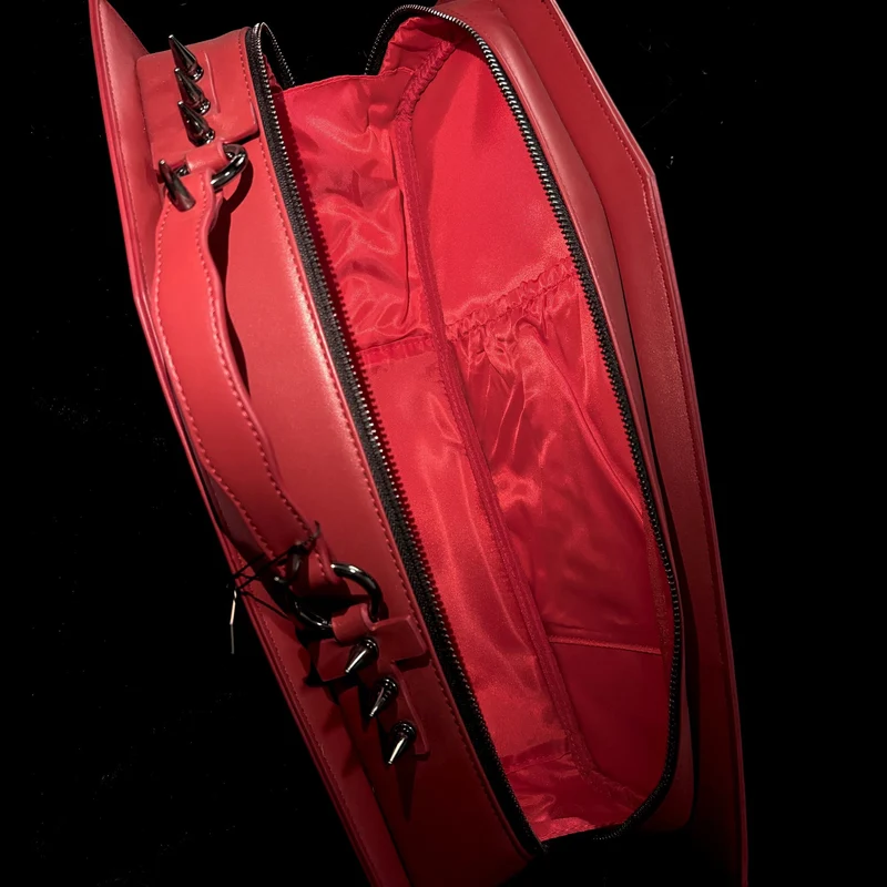Gothic-Tasche für Damen, rot