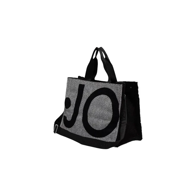 Liu Jo Schwarze Damenhandtasche aus Polyester, 40 x 29 x 15 cm
