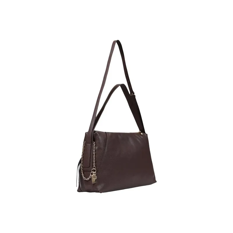 Guess Damenhandtasche aus braunem Polyurethan, 43 x 23 x 12 cm