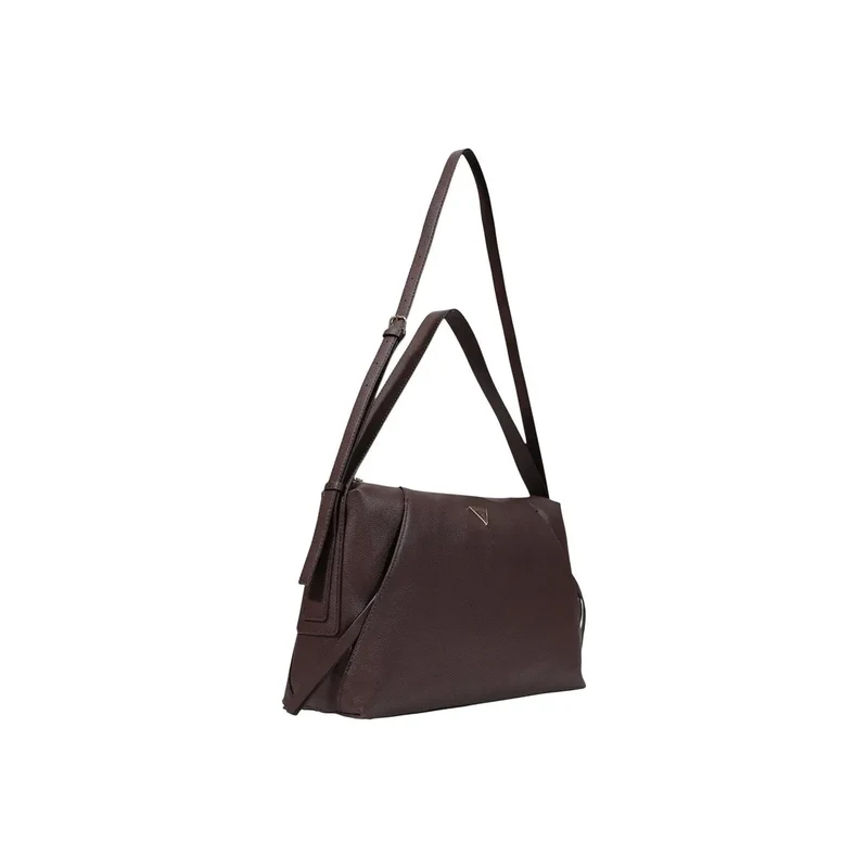 Guess Damenhandtasche aus braunem Polyurethan, 43 x 23 x 12 cm