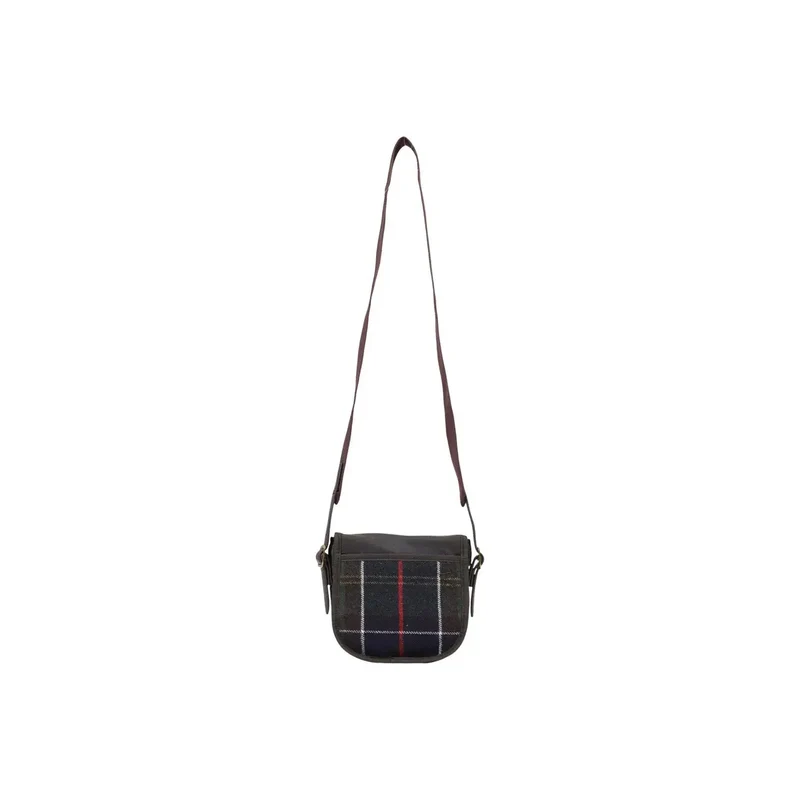 Barbour Damen Mini-Umhängetasche, grün, Wollmischung