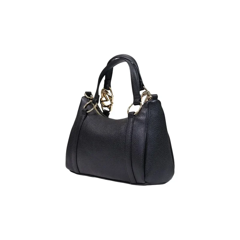 Love Moschino Schwarze Damen-Schultertasche aus Polyurethan, B 27 cm
