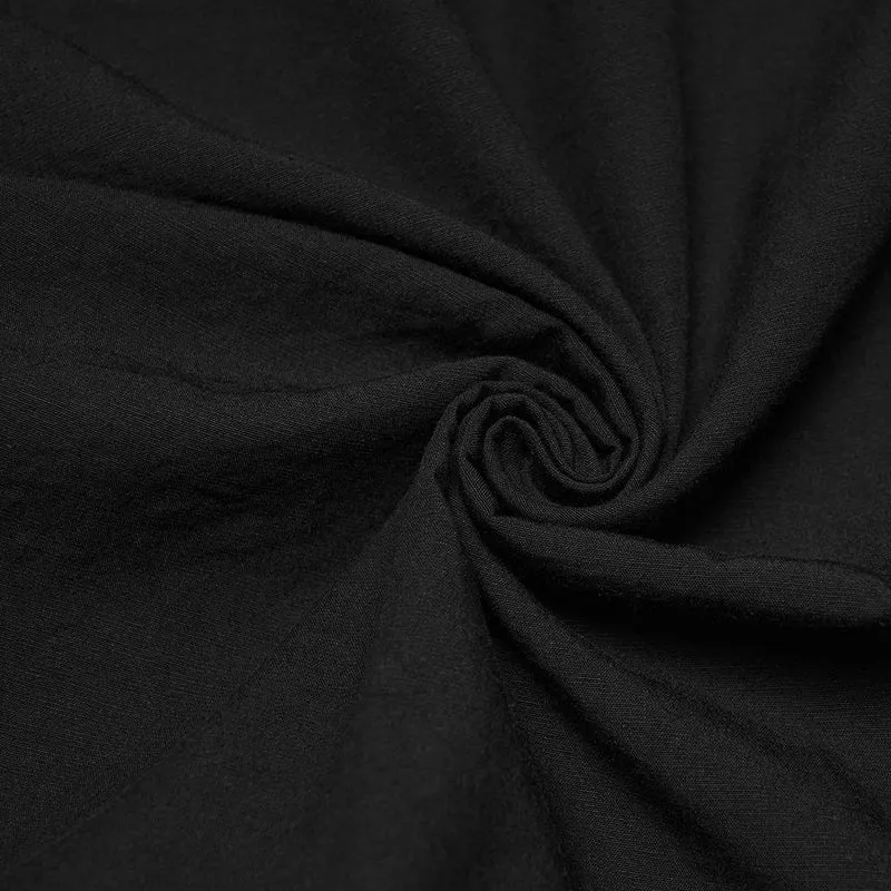 Gothic-Herrenhose mit Raffungen und schmal zulaufendem Bein