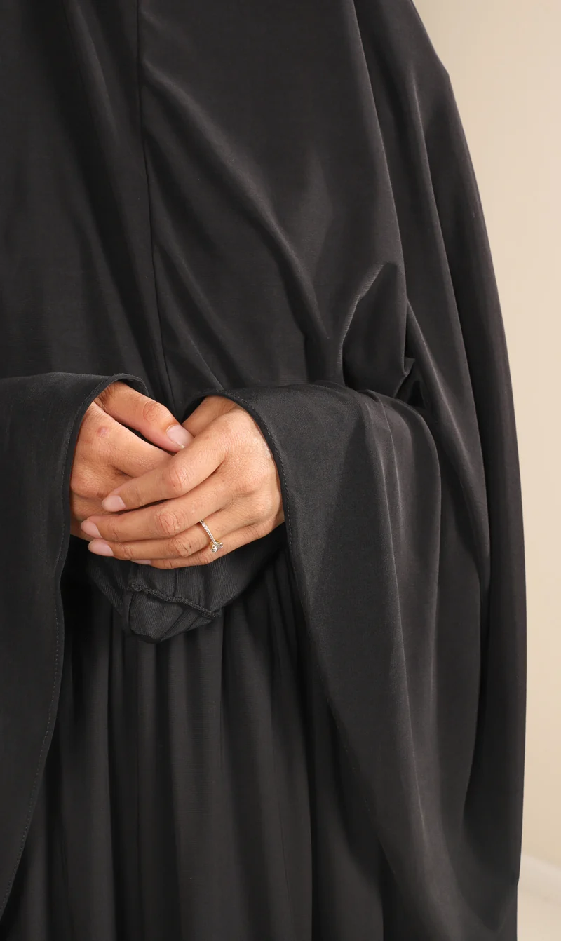 Premium Jersey Hip Khimar + Rock - Schwarz