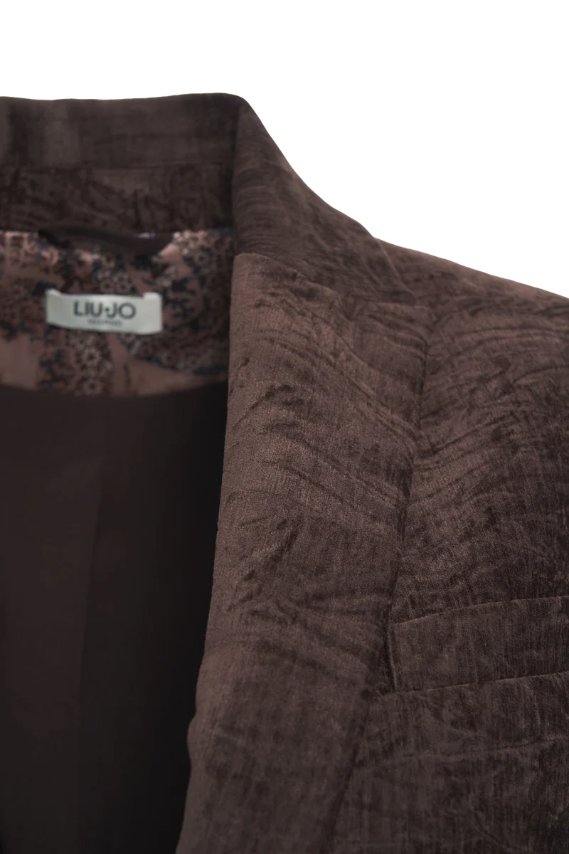 Blazer in velluto