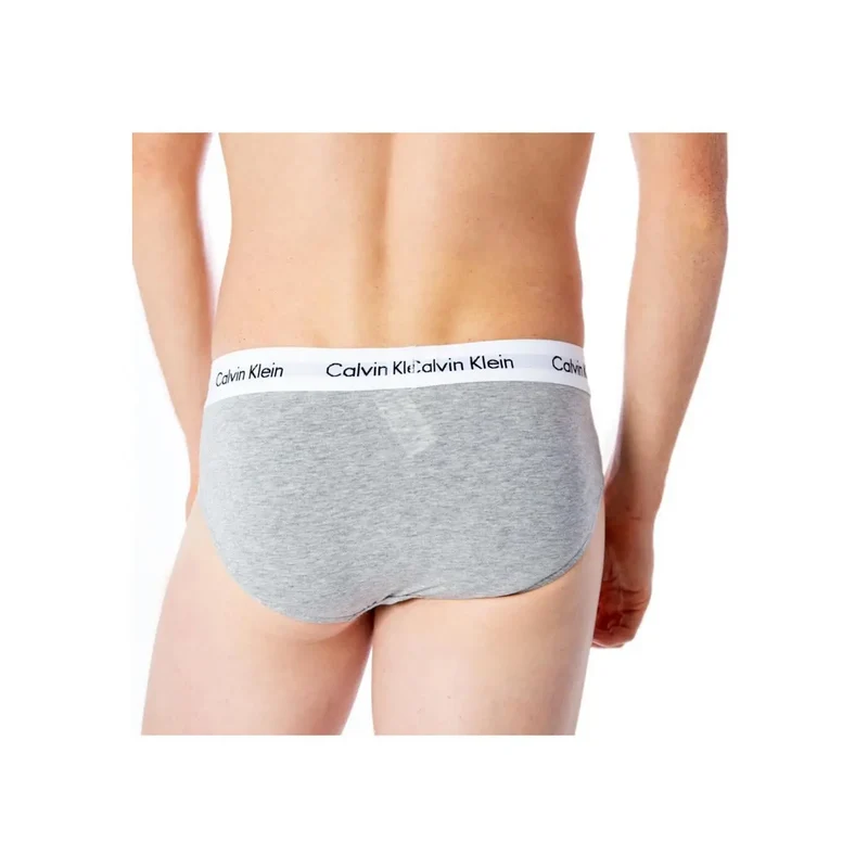 Calvin Klein Herren-Unterwäsche aus grauer Baumwolle, Boxershorts