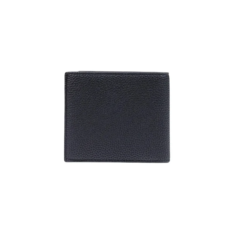 Armani Exchange Schwarze Herren-Geldbörse aus Polyester, 12 x 9 cm