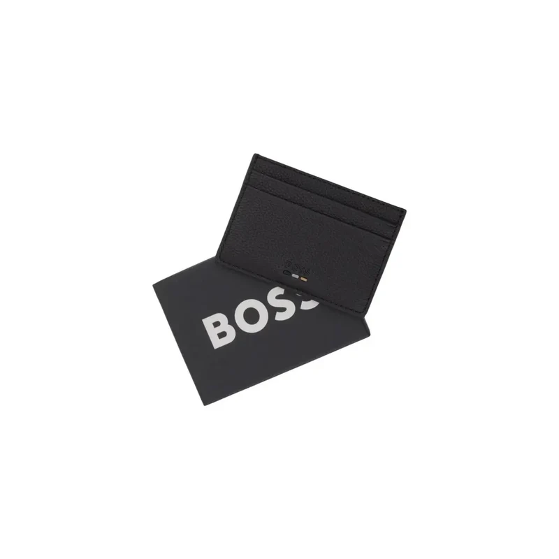Boss Herren Kartenetui, schwarz, Polyurethan, Größe W10