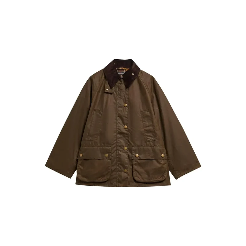 Barbour Damen Bedale Blazer aus beigem Baumwollwachs