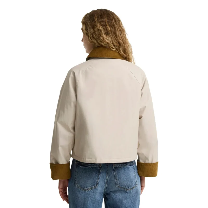 Barbour Damen Beige Baumwoll-Freizeitblazer-Jacke