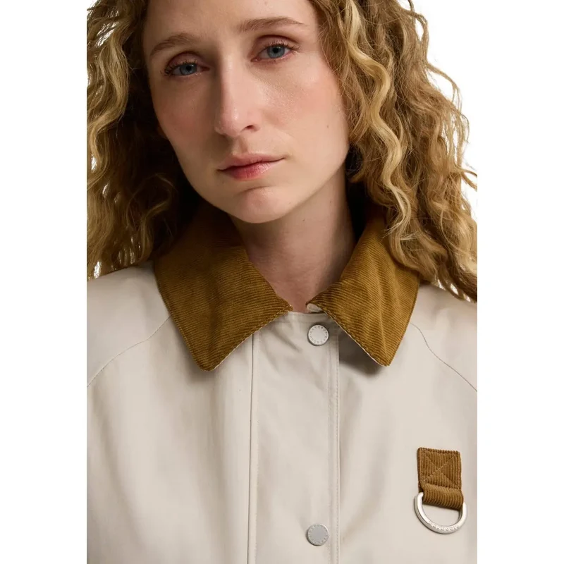 Barbour Damen Beige Baumwoll-Freizeitblazer-Jacke