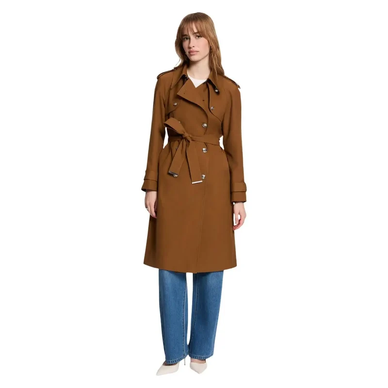 Morgan De Toi Damen-Blazer in Beige aus Polyester-Mischgewebe