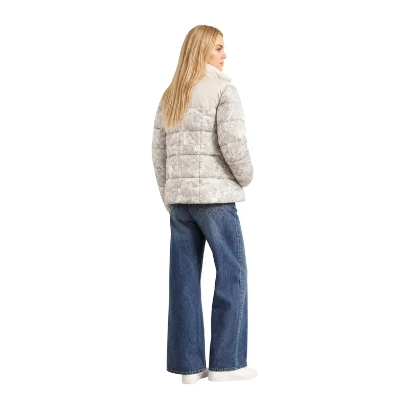 Columbia Damen-Blazer aus beigefarbenem Polyester mit Reißverschlusstaschen