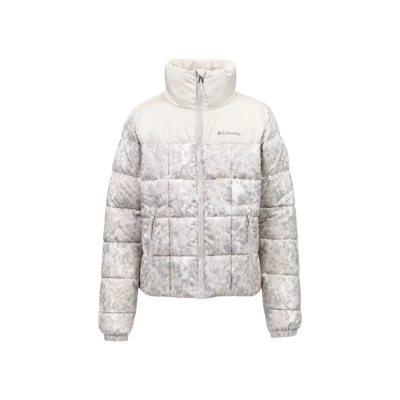 Columbia Damen-Blazer aus beigefarbenem Polyester mit Reißverschlusstaschen