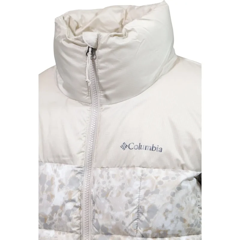 Columbia Damen-Blazer aus beigefarbenem Polyester mit Reißverschlusstaschen