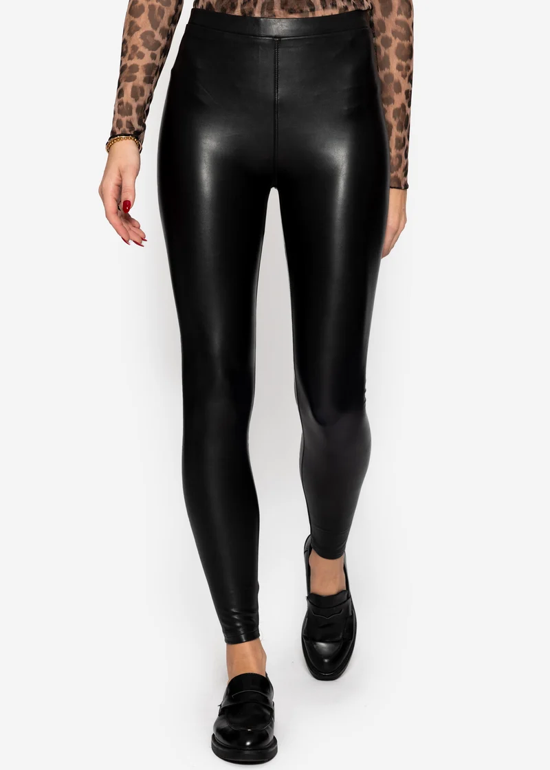 Thermo Leggings - schwarz
