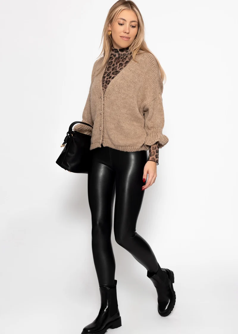 Thermo Leggings - schwarz