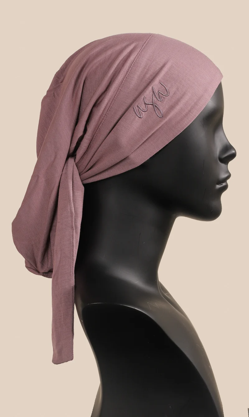 Premium Baumwoll-Unterkappe - Mauve