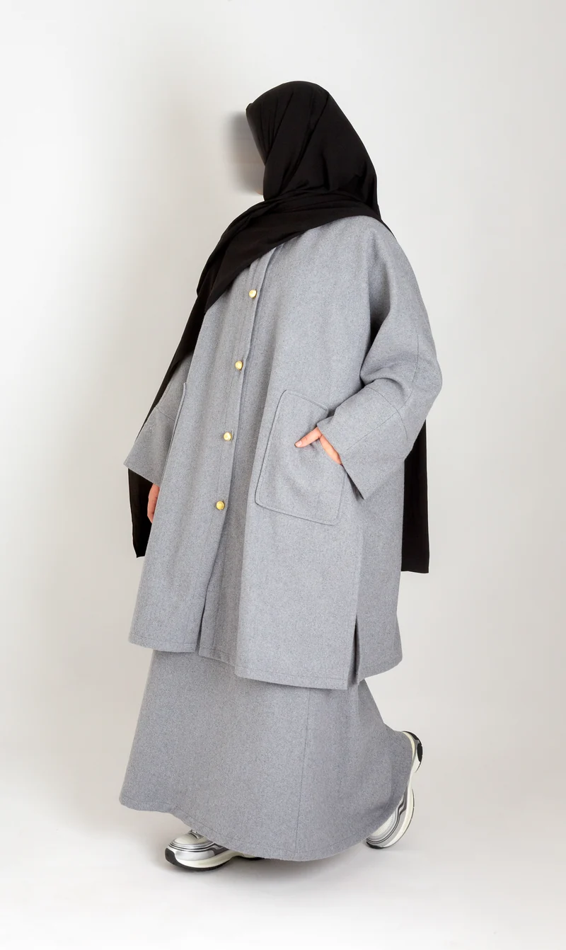 Russisches Wollset - Grau