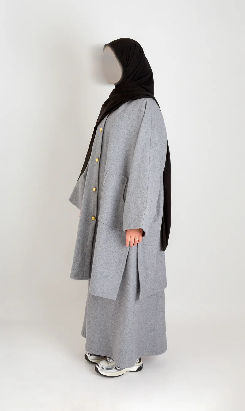 Russisches Wollset - Grau