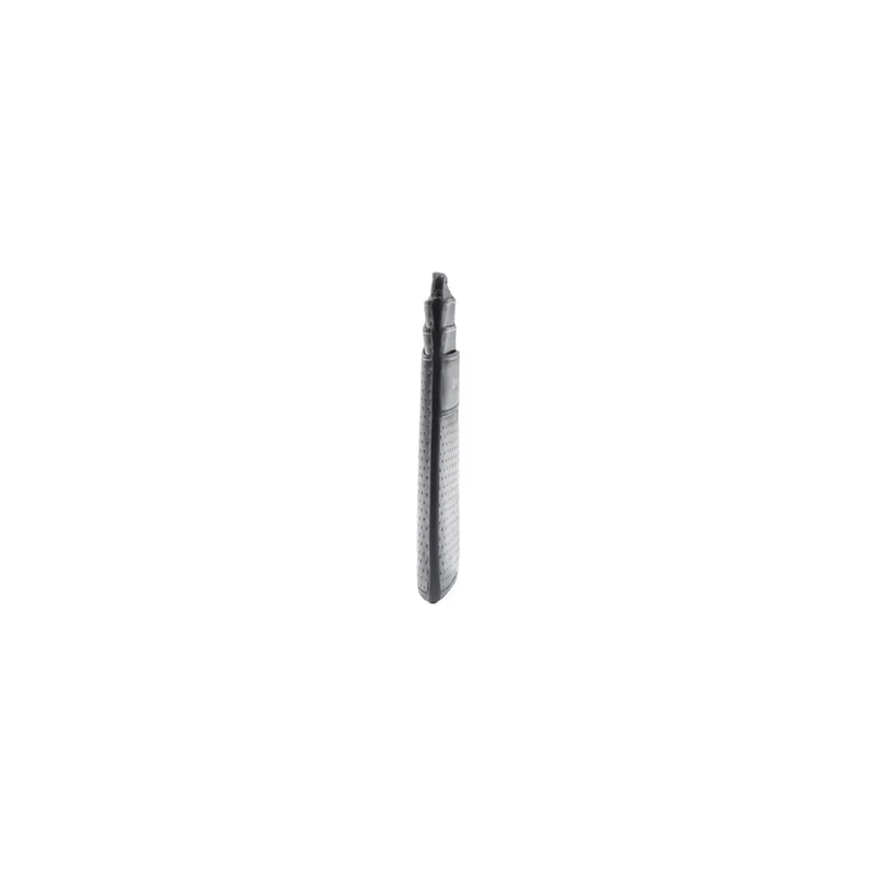 Calvin Klein Schwarzes Leder-Kartenetui für Herren mit Reißverschluss, 13 cm