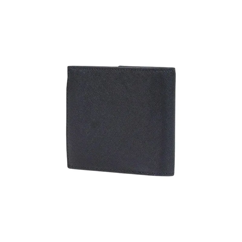 Armani Exchange Schwarze Herren-Geldbörse aus Polyester, B 11 cm, H 9 cm